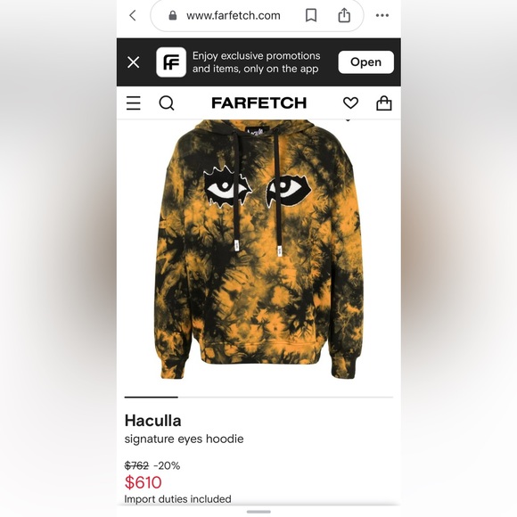 Haculla Signature Face Hoodie - Picture 9 of 9